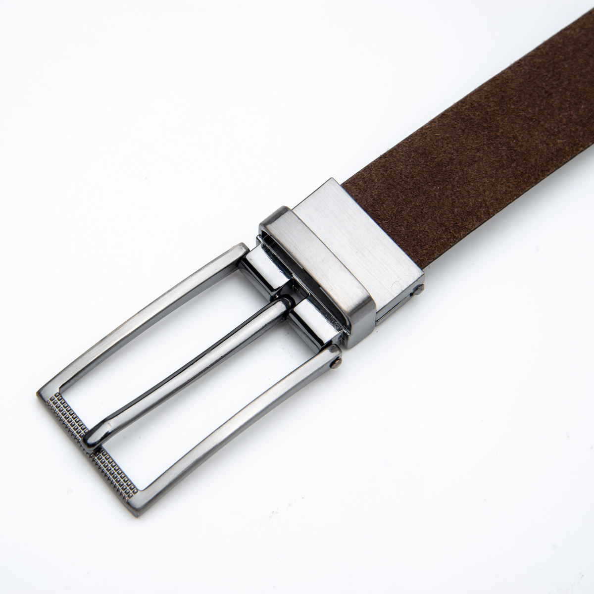 suede leather and split leather reversible belts