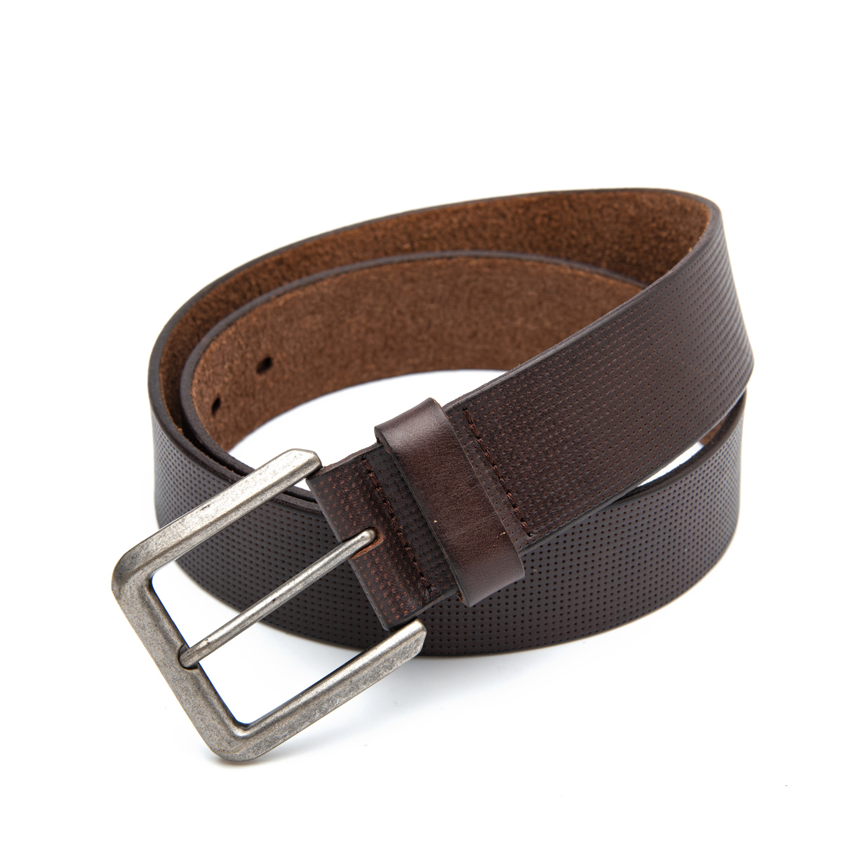 genuine leather belts with embossed pattern