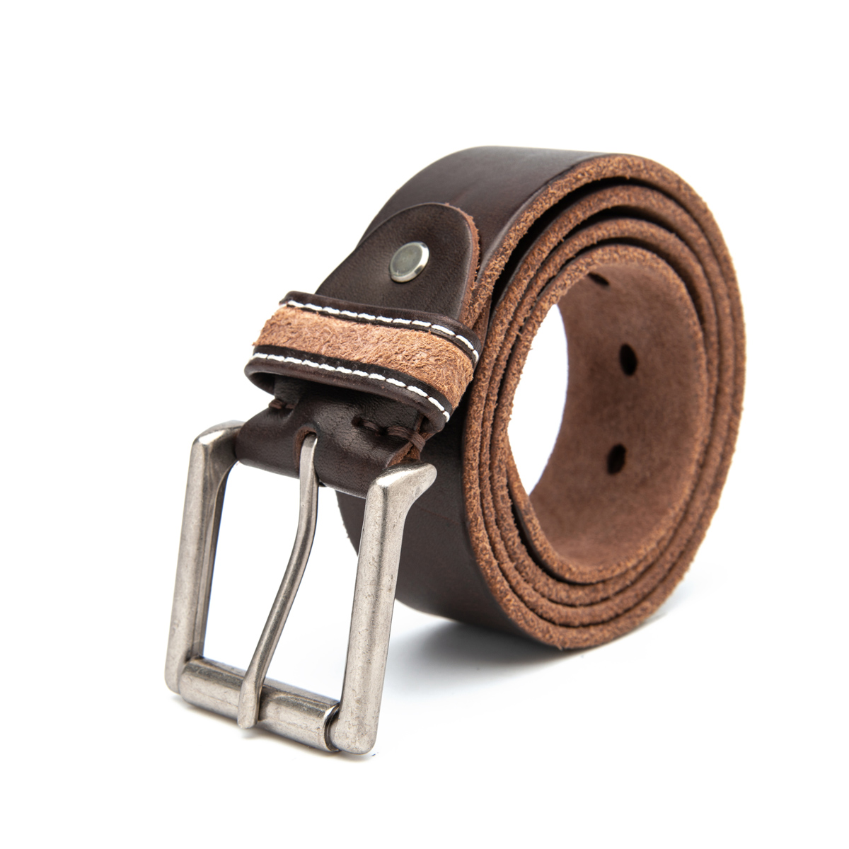 top grain cowhide leather waist belts for men