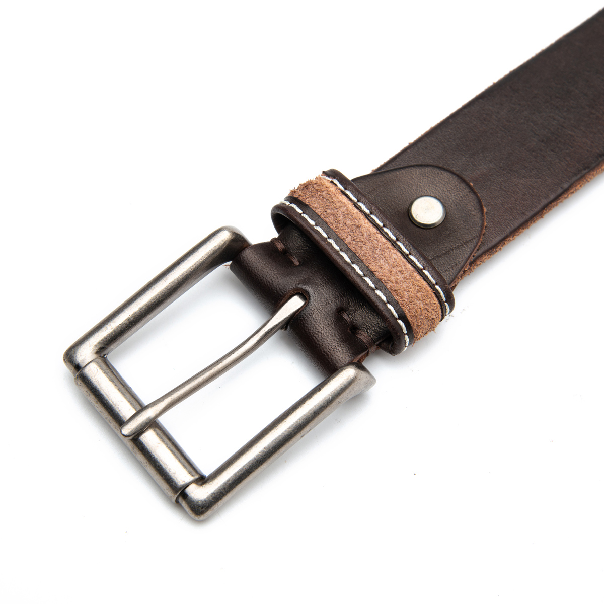 top grain cowhide leather waist belts for men