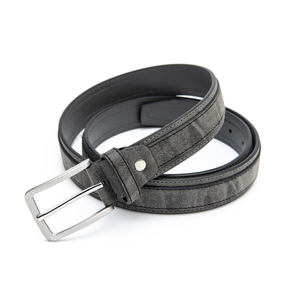 men's pu leather casual belt