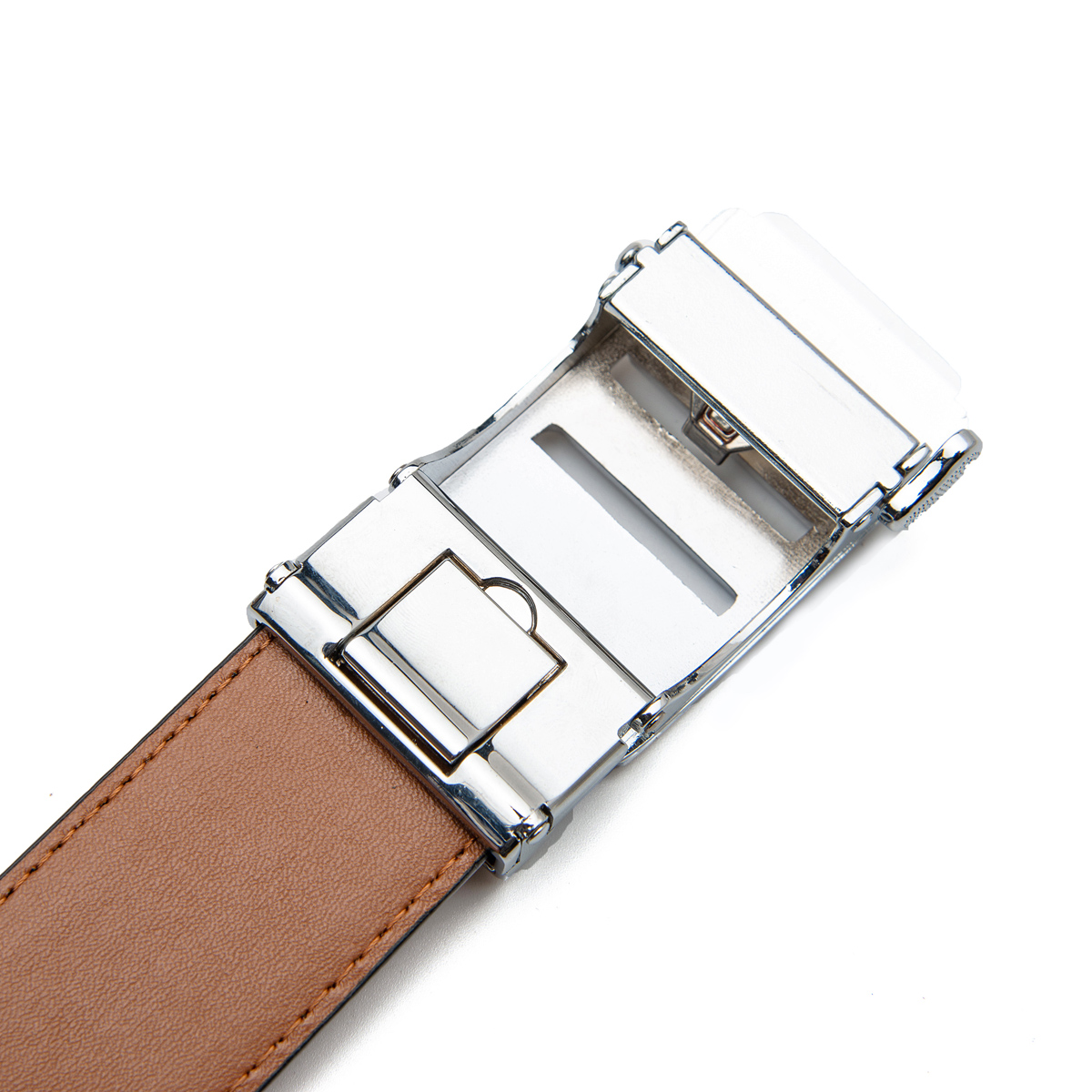 men's pu leather automatic buckle belt