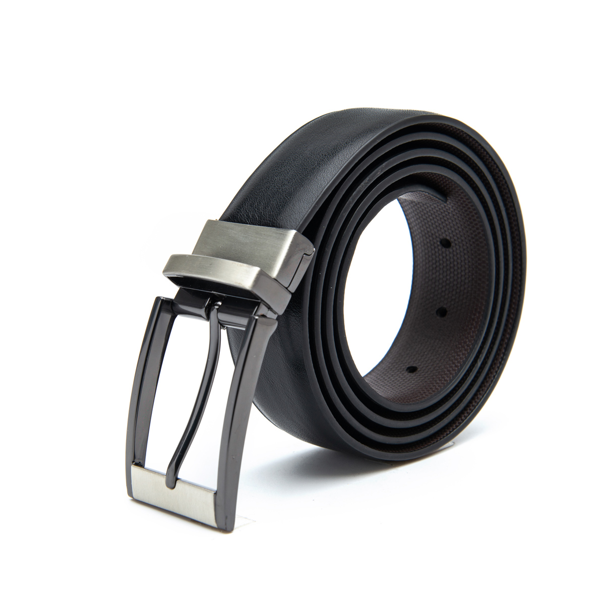 black/brown double sides use formal belt