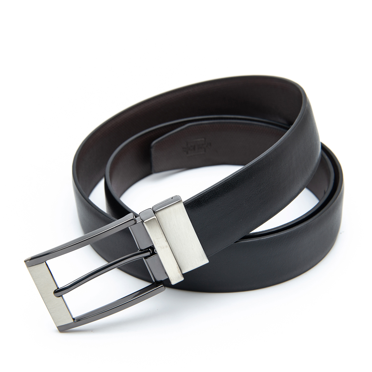 black/brown double sides use formal belt