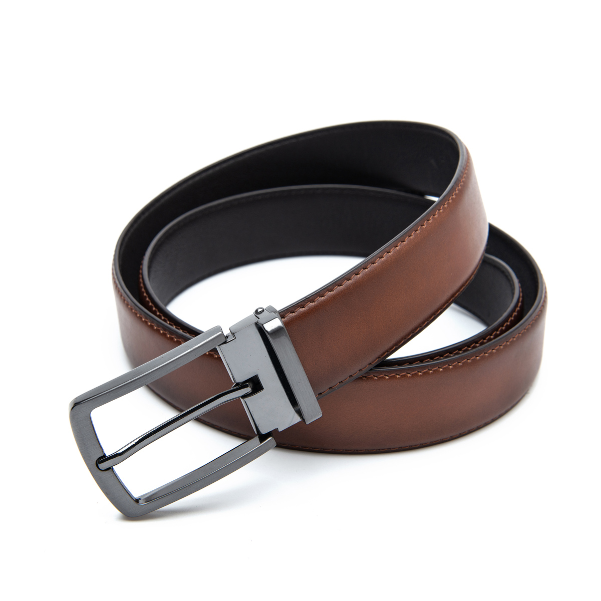 pin buckle belts for men's dress wear