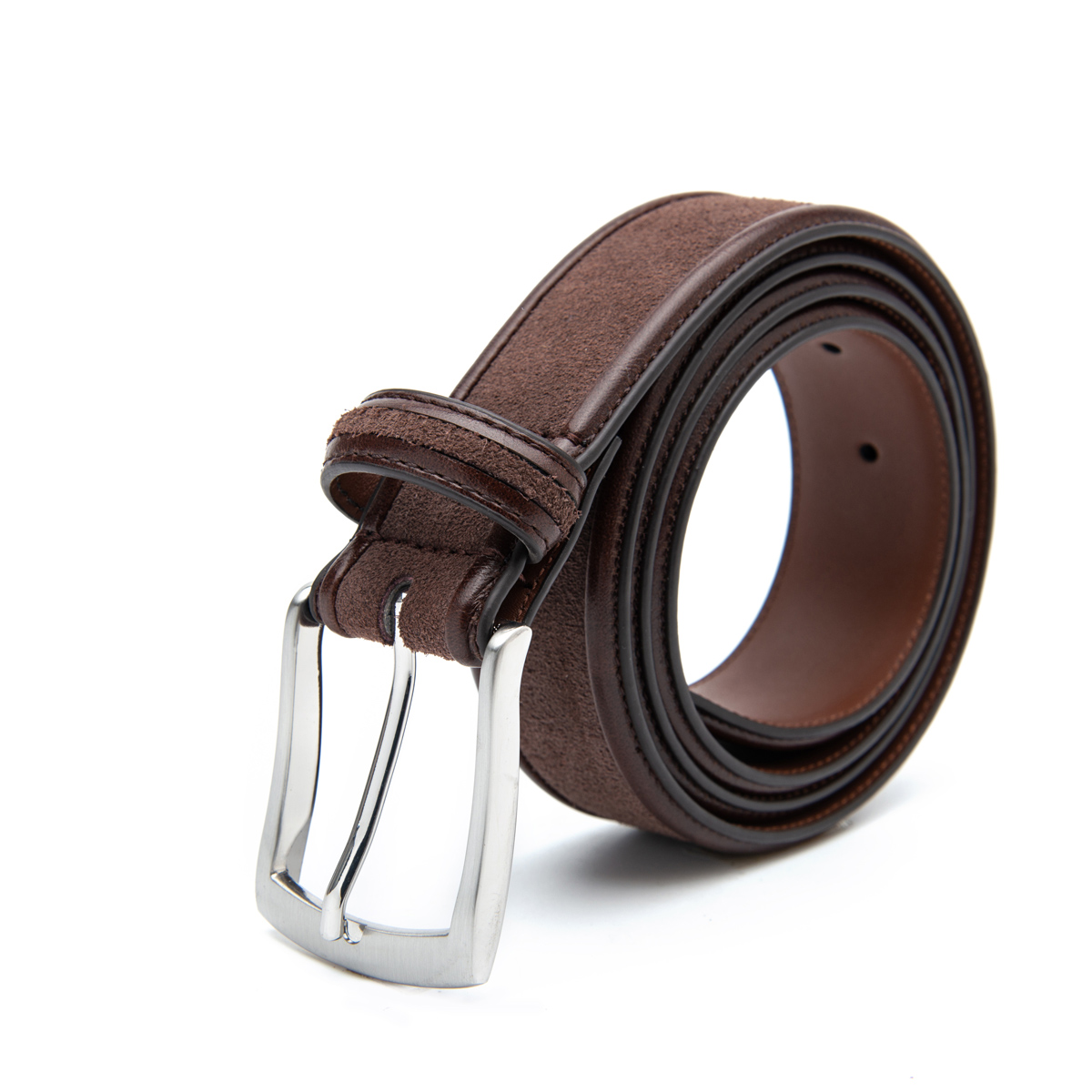 pin buckle men's casual leather belts