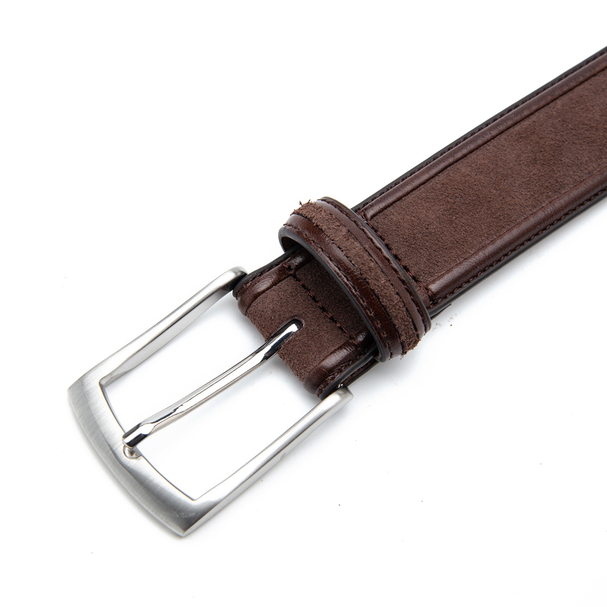 pin buckle men's casual leather belts