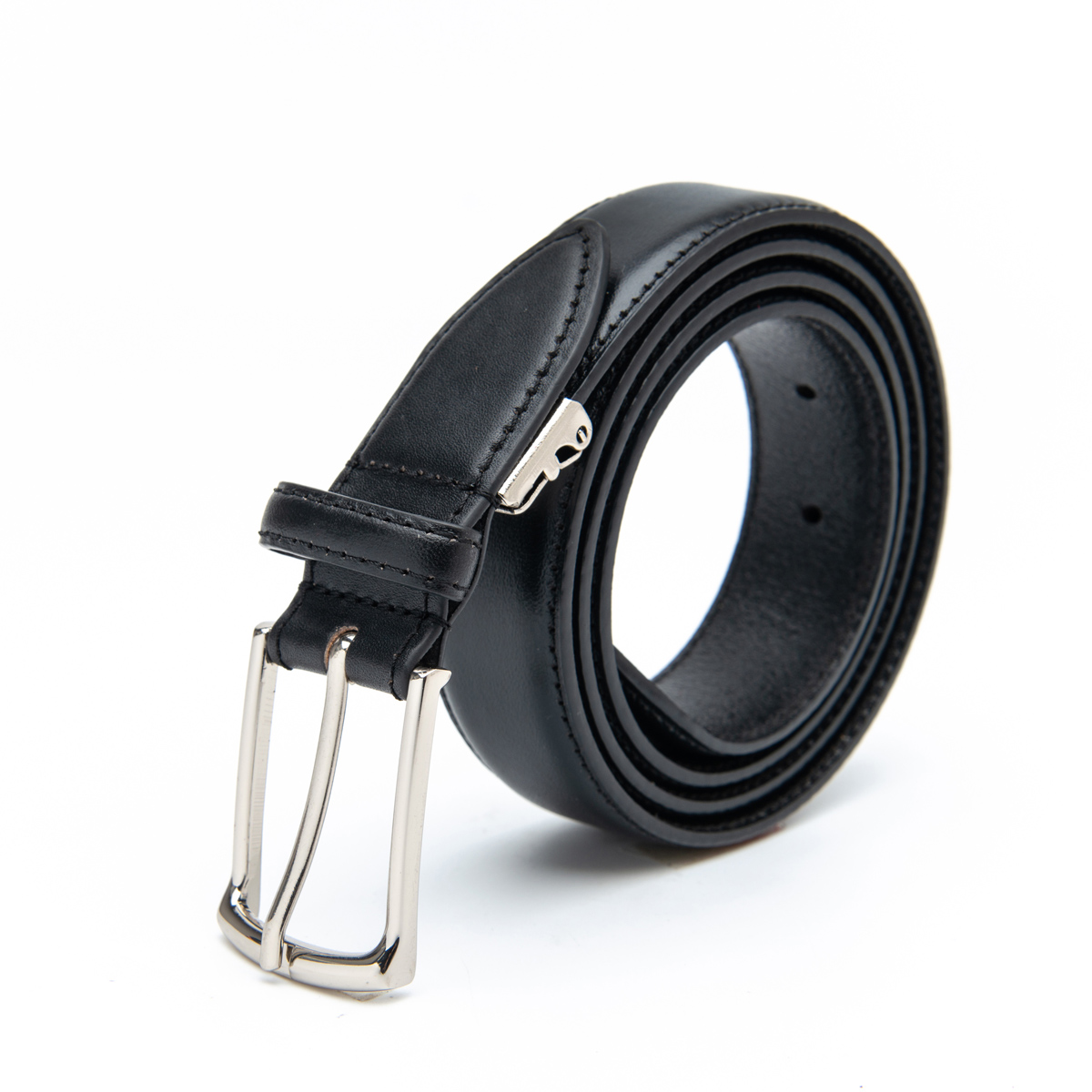 30mm wide casual full grain leather belts for men