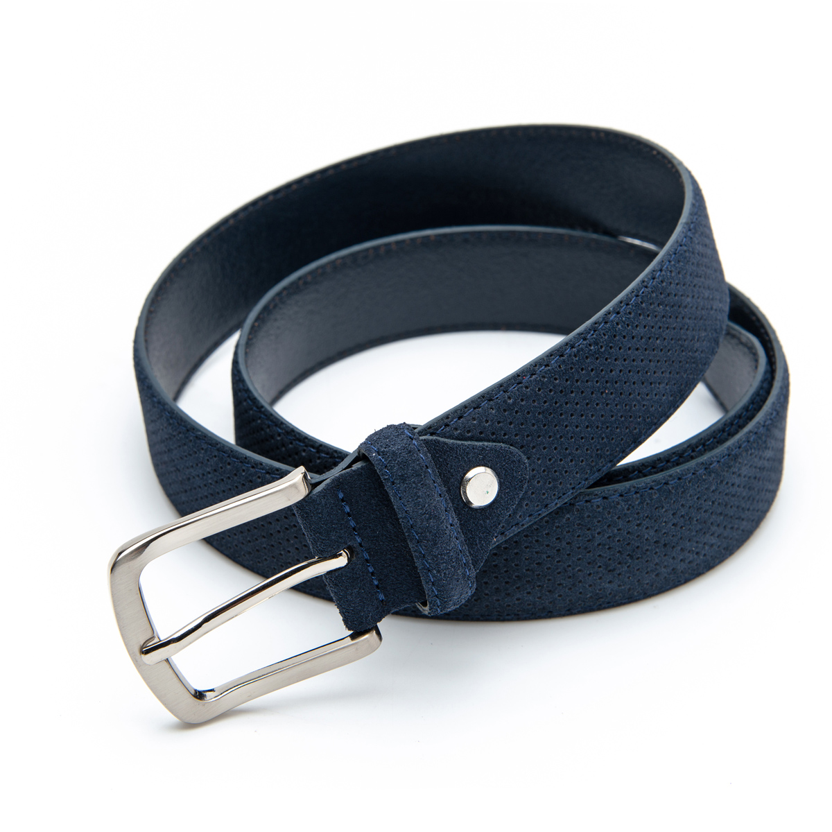 alloy buckle suede leather men belts