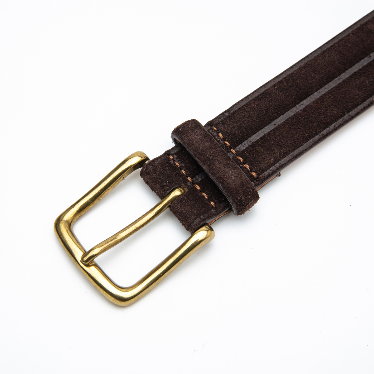 unique designed suede leather belts for men