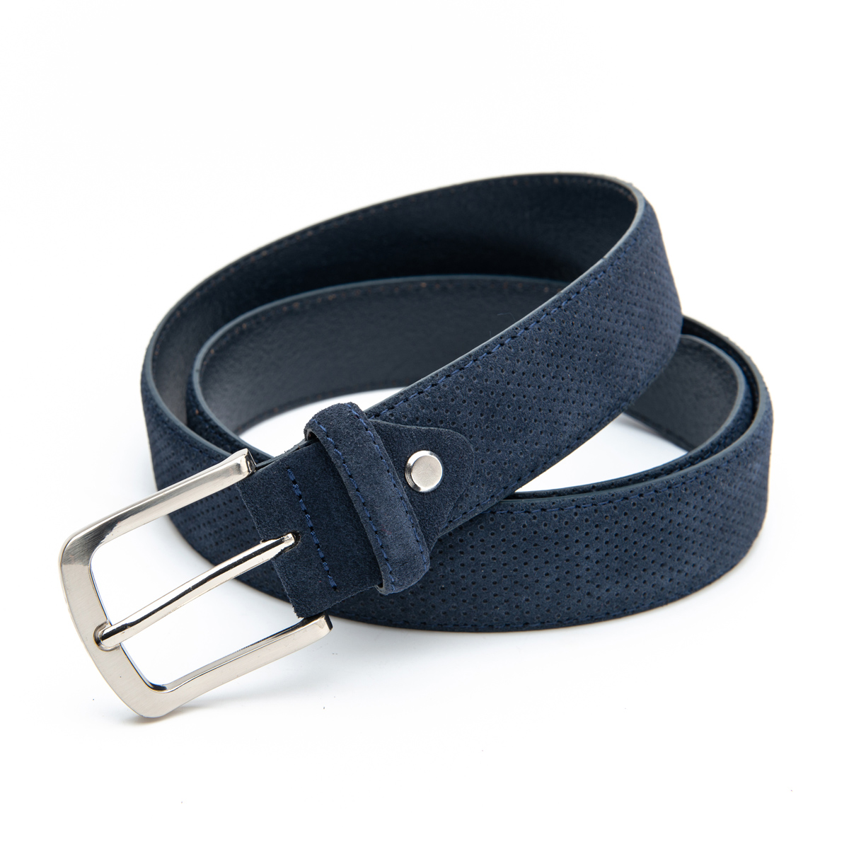 pin buckle suede leather belts for men