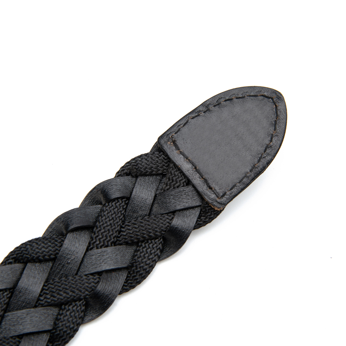 germany bonded leather plaited belts