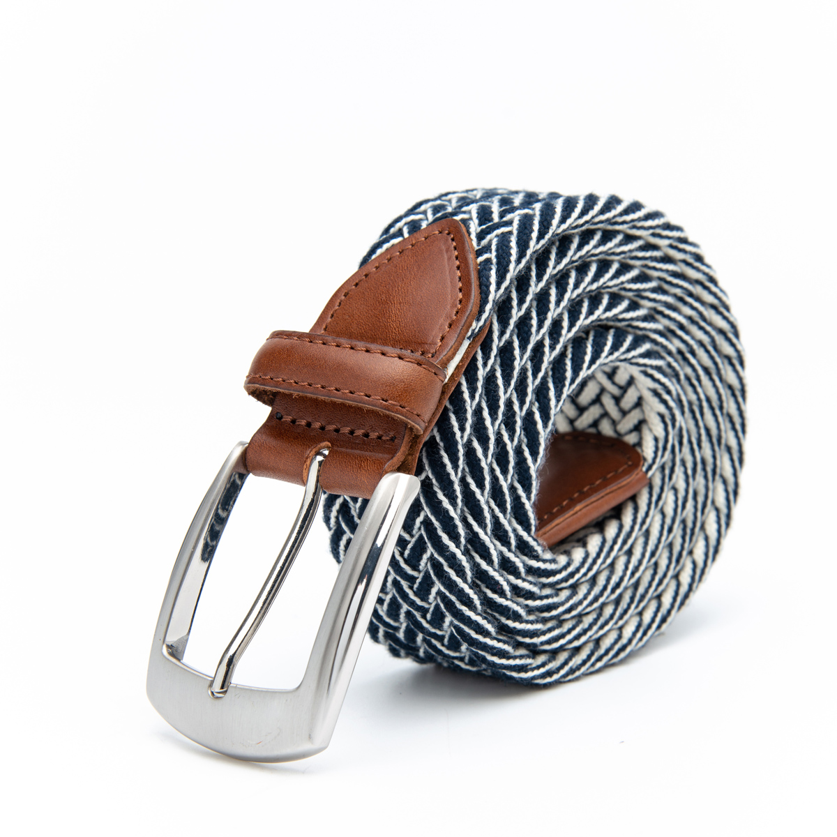 35mm wide cotton woven braided belts