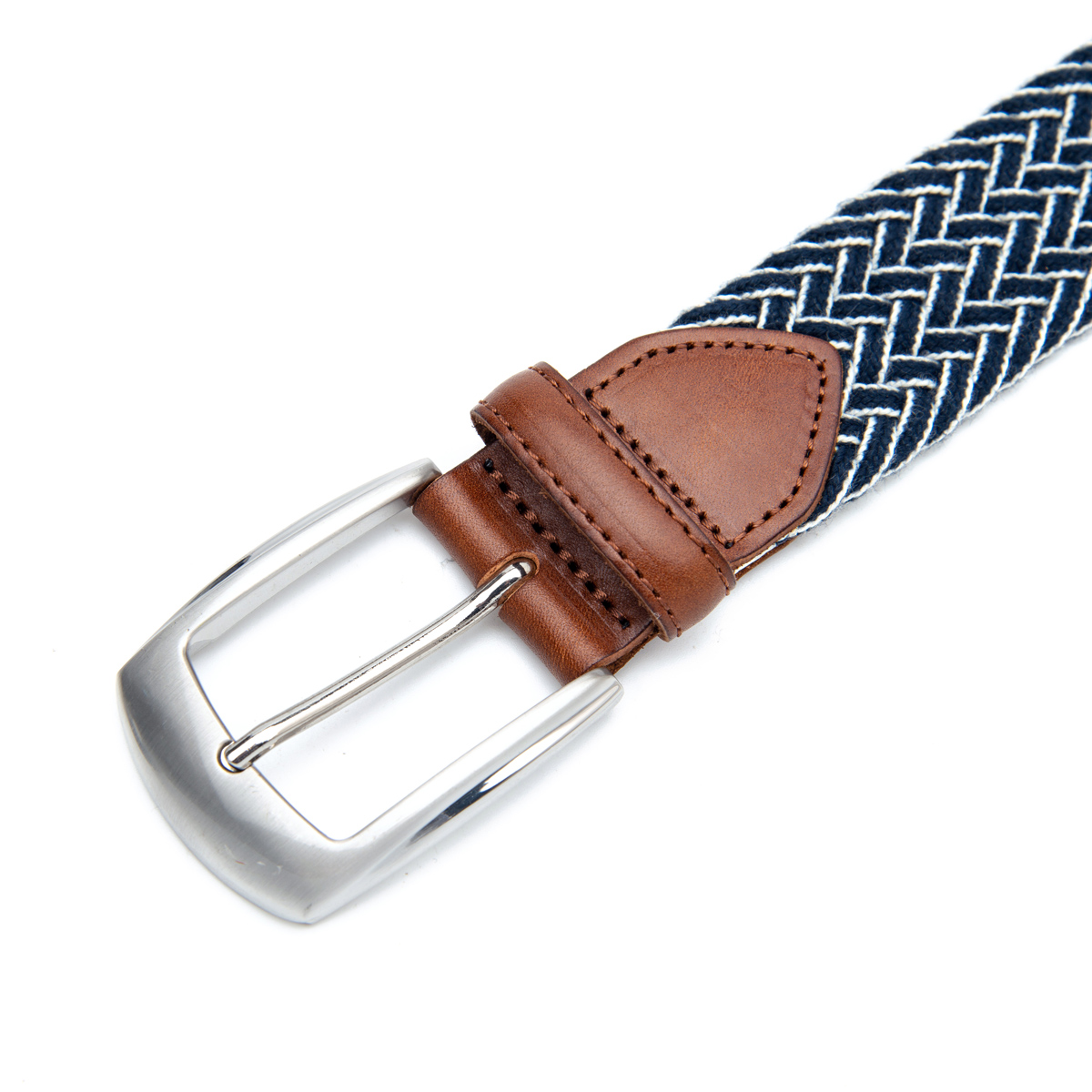 35mm wide cotton woven braided belts