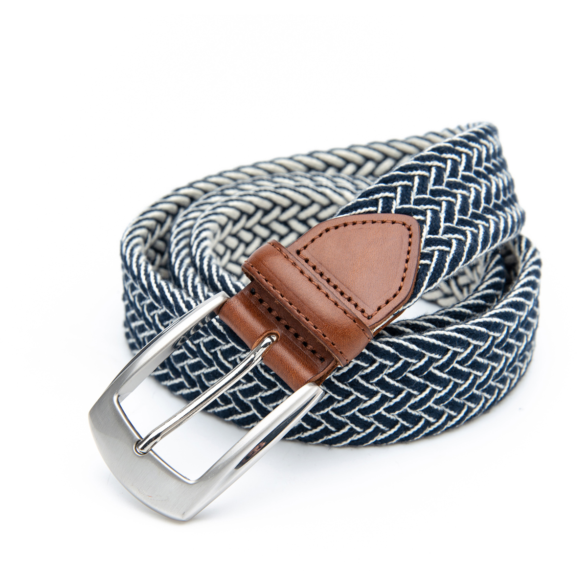 35mm wide cotton woven braided belts