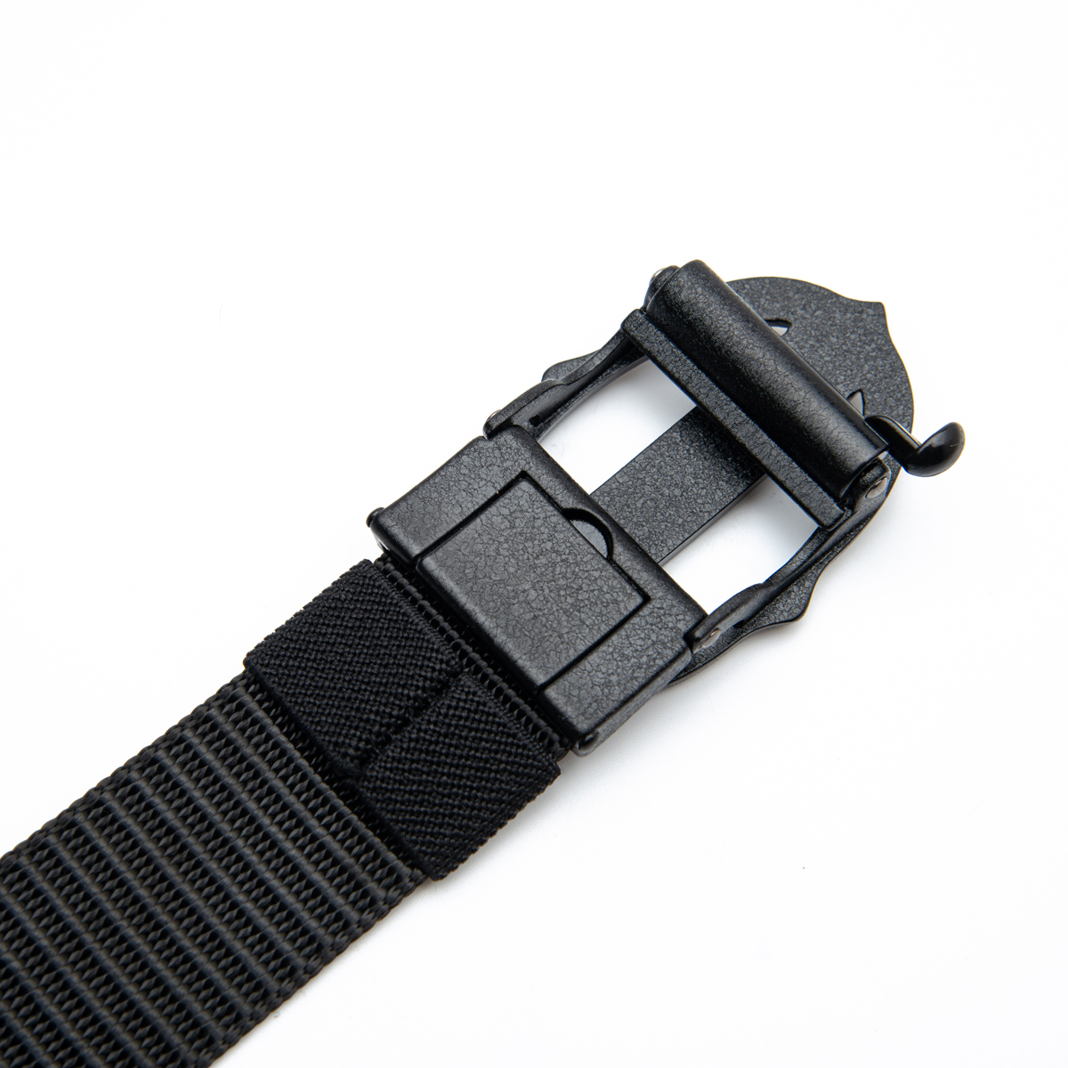 black polyester webbing belt