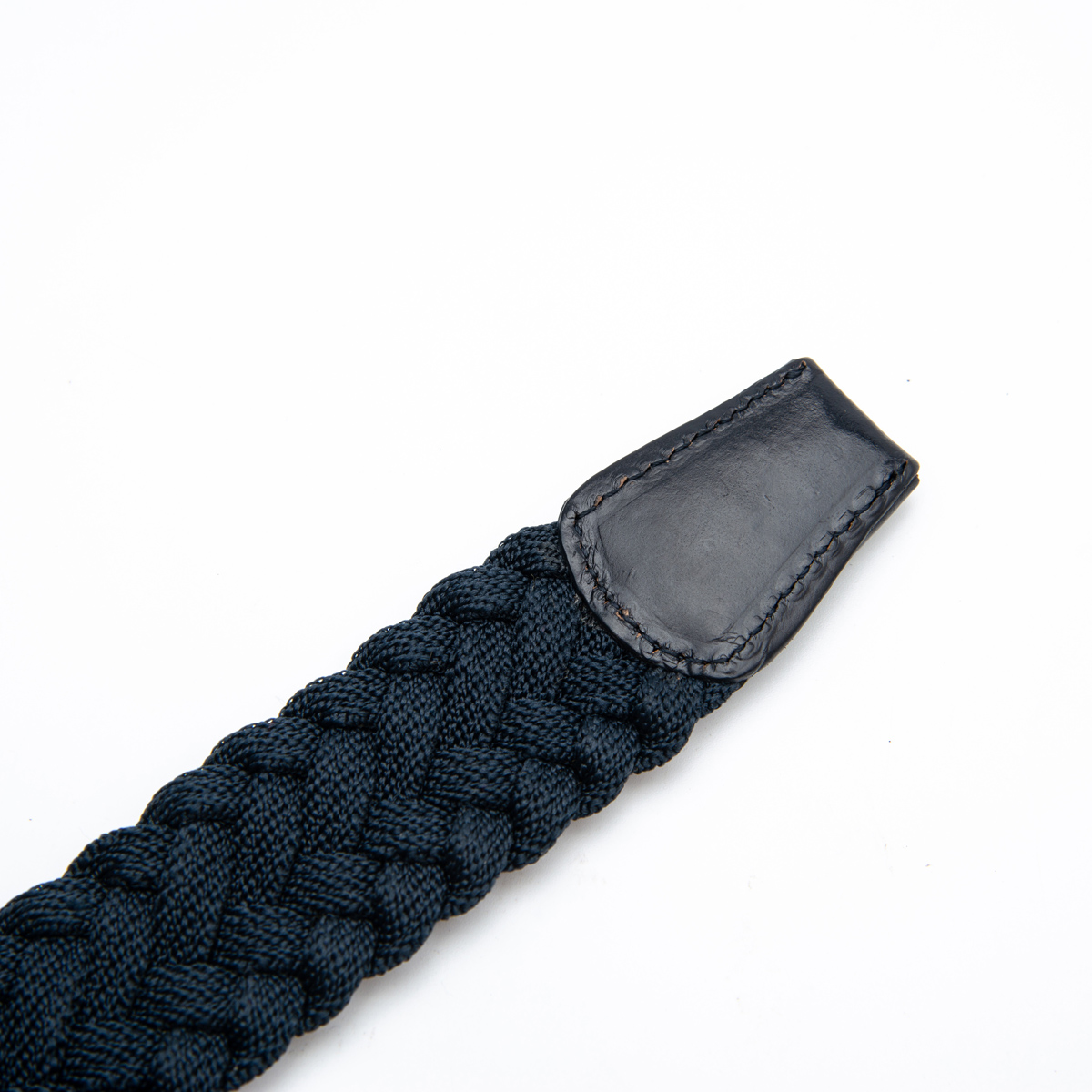 window buckle polyester knitted braided belts