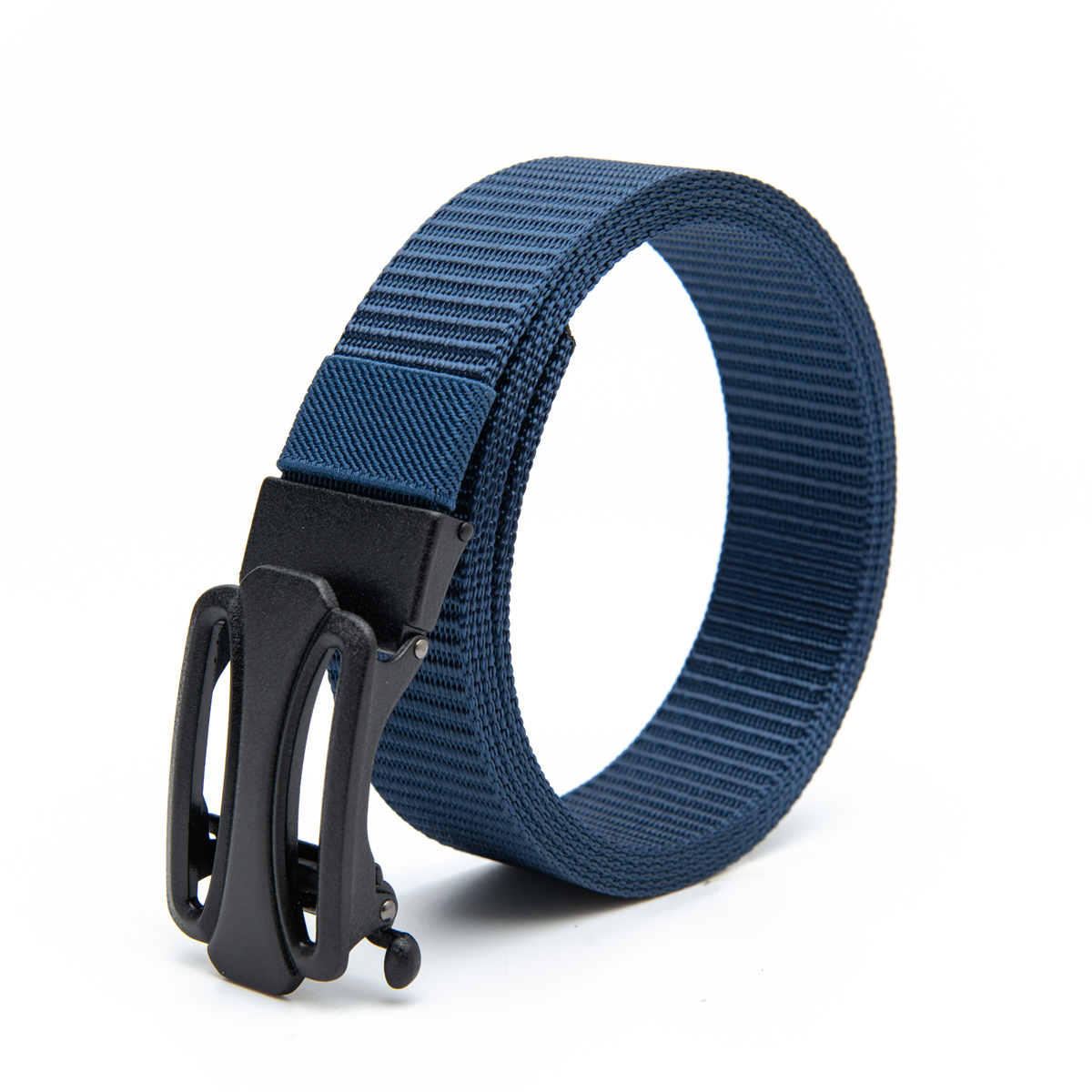 navy blue military belts with automatic buckle