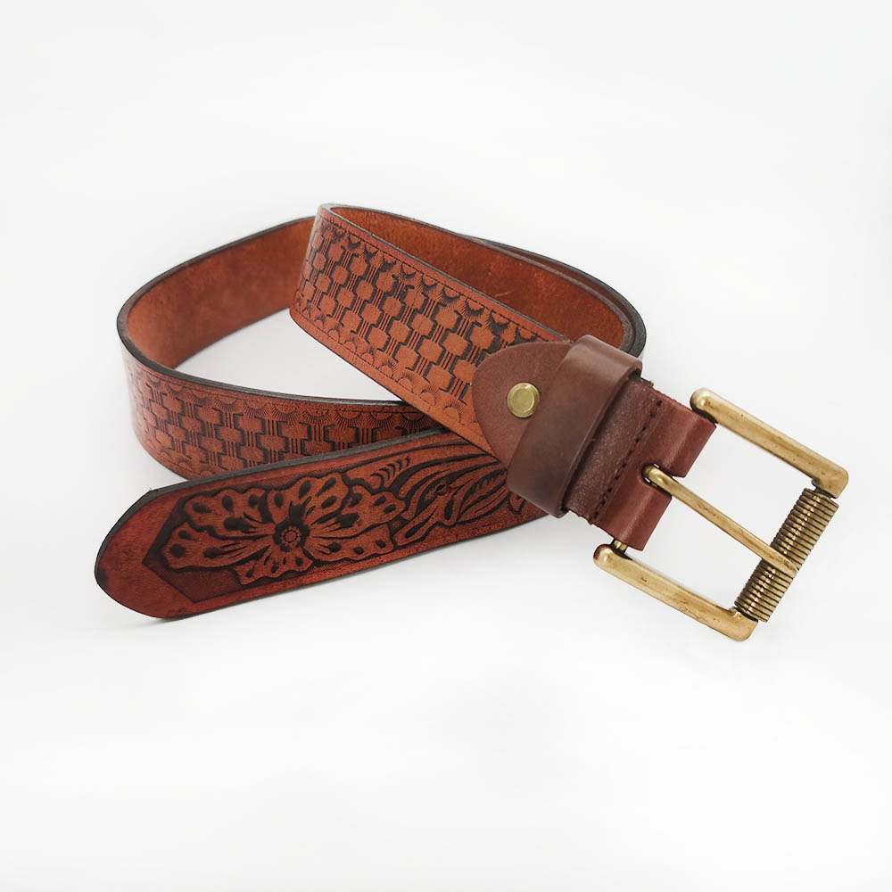 western styles men's genuine leather belts